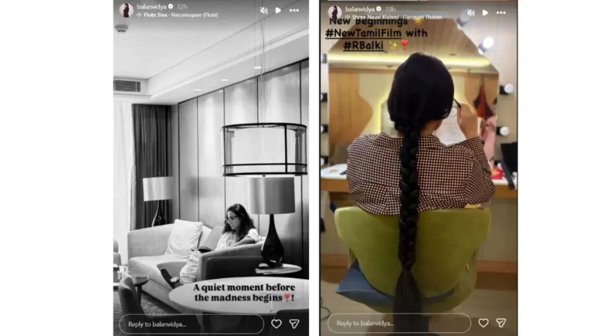 Vidya Balan instagram stories
