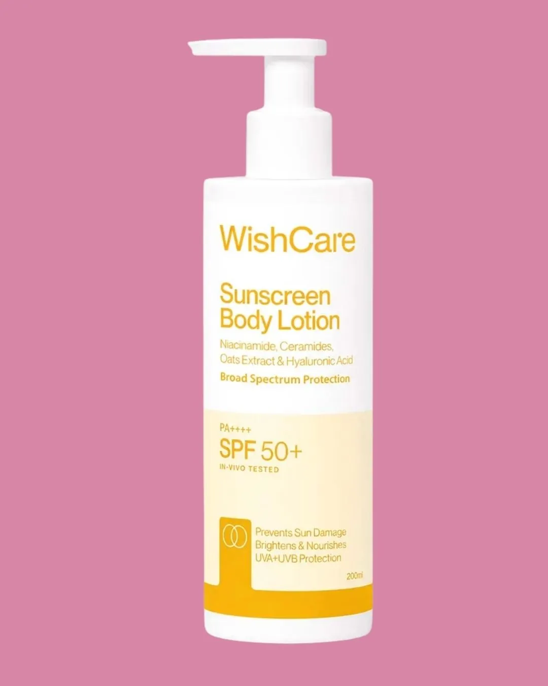 Wishcare sunscreen body lotion