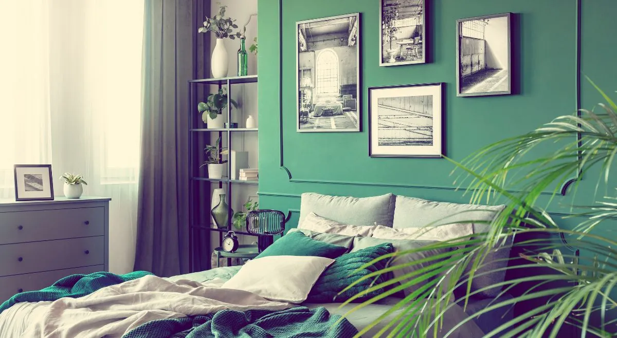 Emerald bedroom