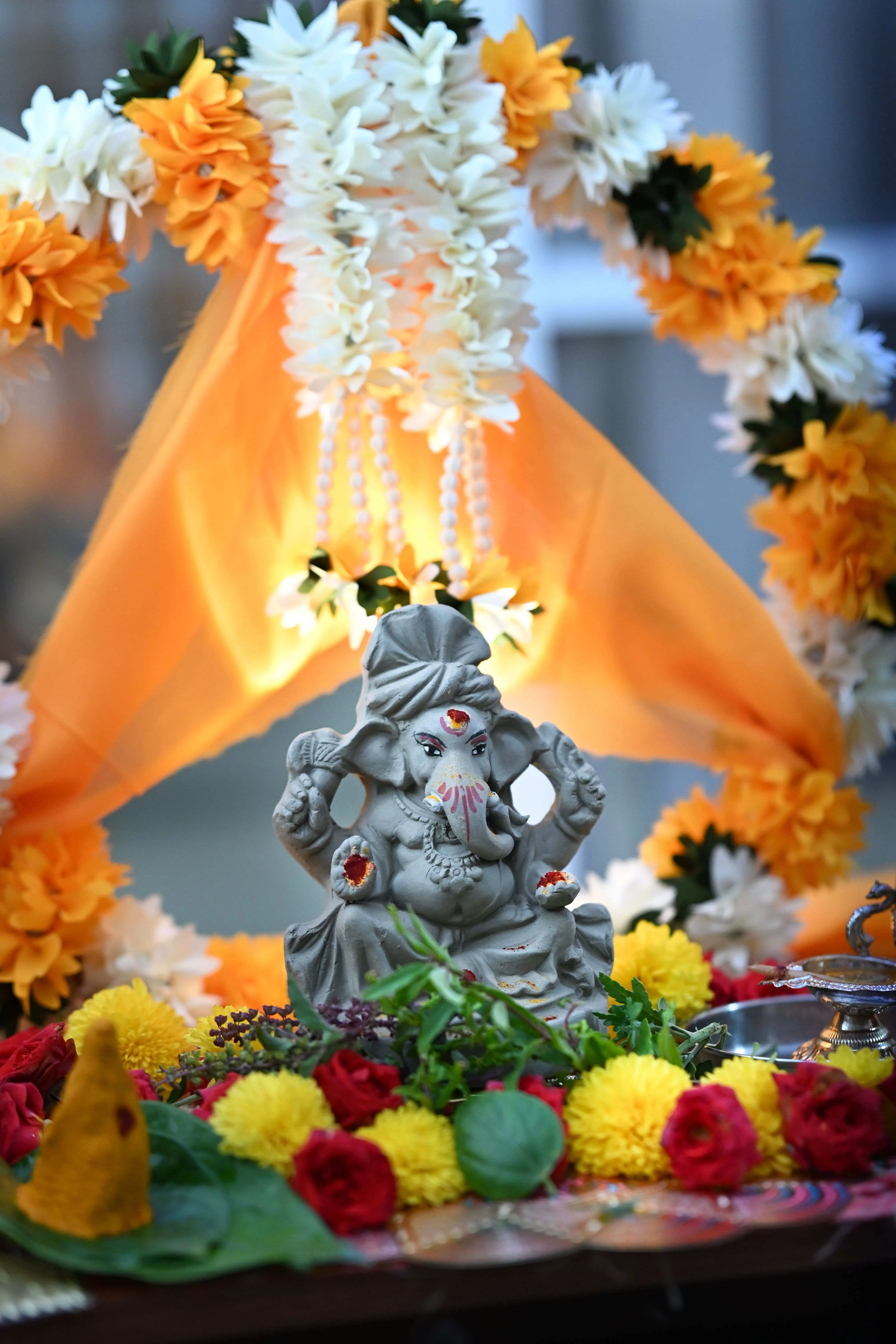ganesh idol at home south