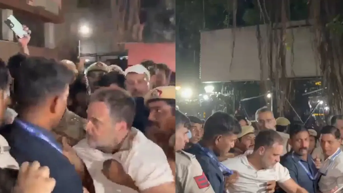 RAHUL GANDHI DETAINED