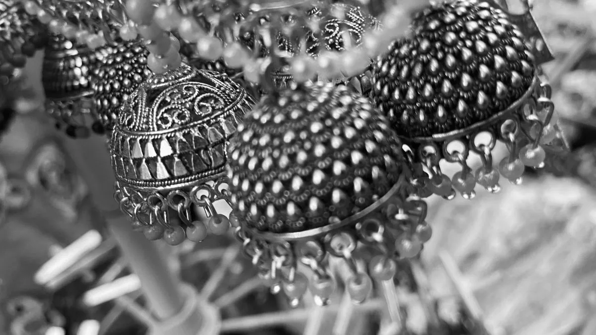 Style Long Oxidised Jhumkas_