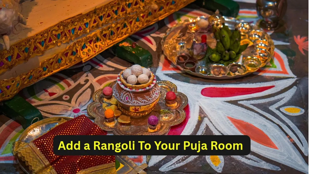 Add a Rangoli To Your Puja Room
