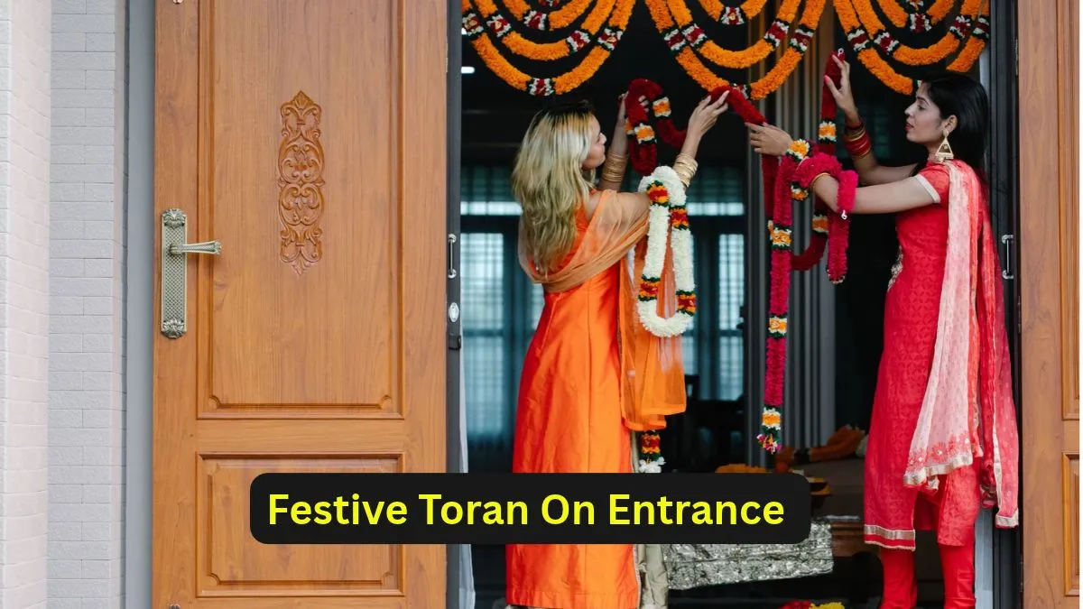 Festive Toran On Entrance