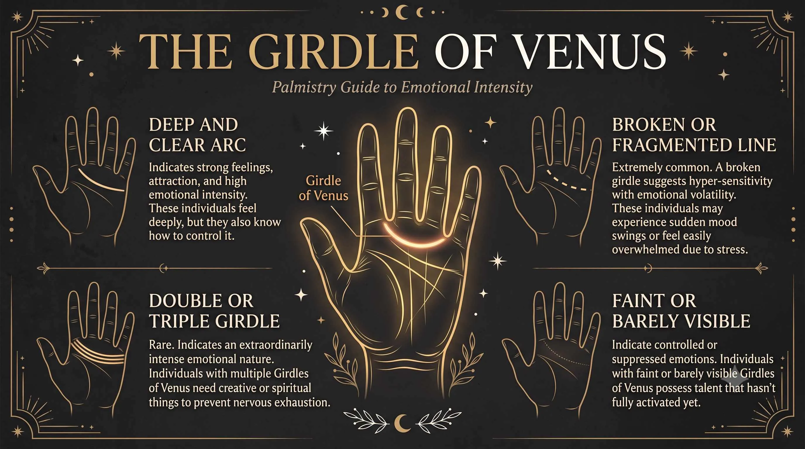 There are different types of Girdles of Venus