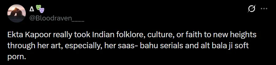 Ekta Kapoor hinduphobia remark