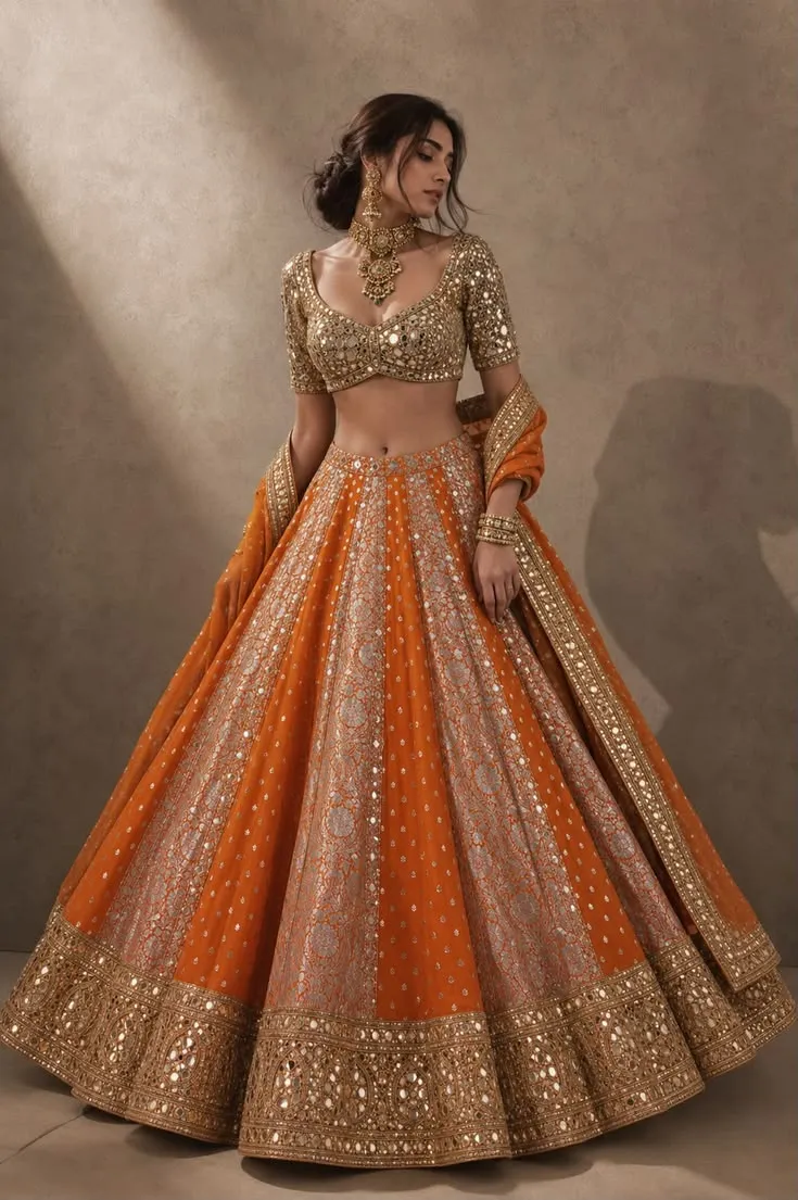 Statement lehenga