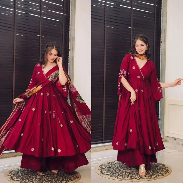 4 Anarkali Suits With Sharara Bottom