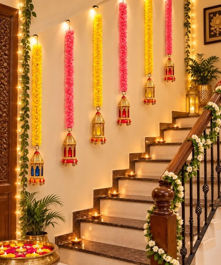 Floral trings for diwali