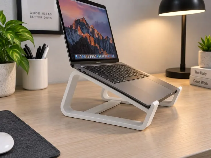 Ergonomic Laptop Stand _ Portable MacBook Riser
