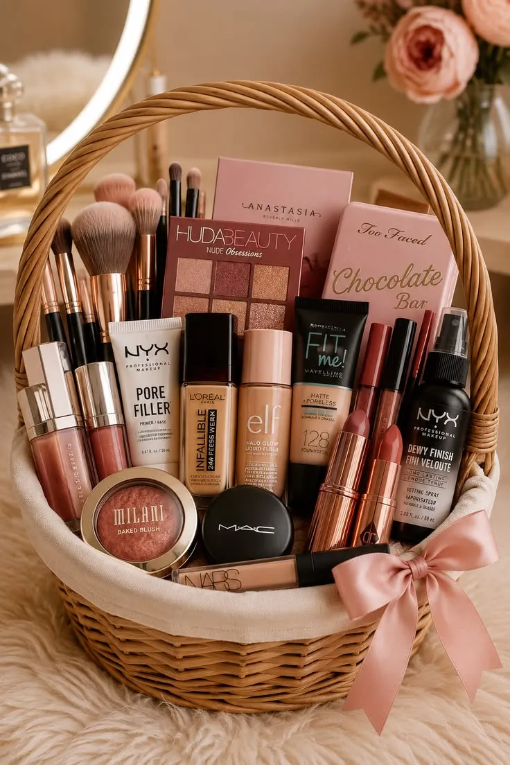 Luxury Makeup Basket Collection