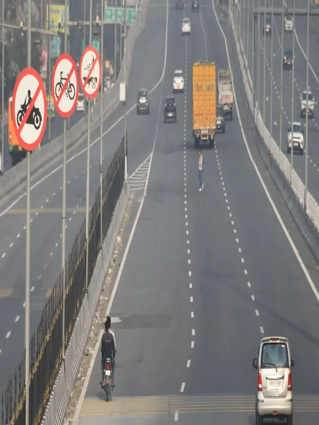 delhi-meerut-expressway-sees-free-movement-of-two-wheelers-despite-ban-six-deaths-reported-in-one-year