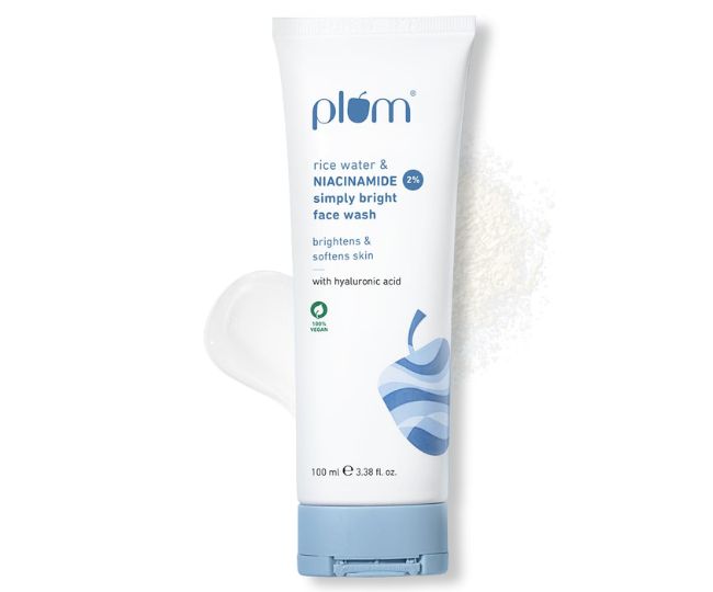 Plum 2% Niacinamide Simply Bright Face Wash With Rice Water