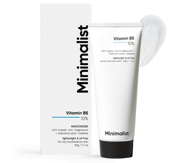 Minimalist Dehydrated Skin Moisturizer with 10% Vitamin B5 for Oily & Acne-Prone Skin