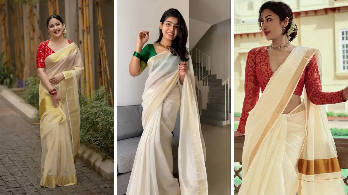 Cotton and Silk Kasavu