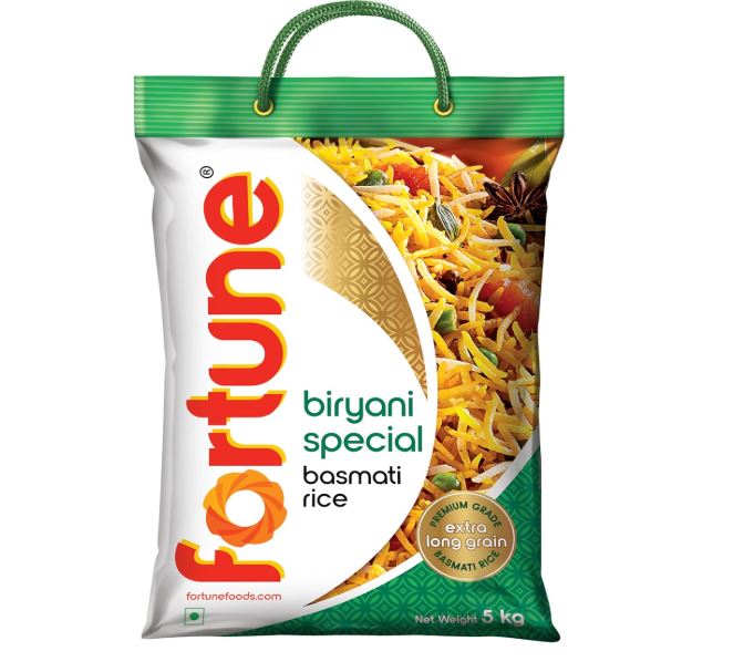 Fortune Biryani Special Basmati Rice, Extra long grain basmati rice, 5 KG
