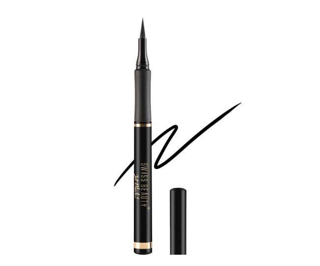 SWISS BEAUTY Waterproof And Long Wearing Bold Felt Tip Pen Glossy Eyeliner