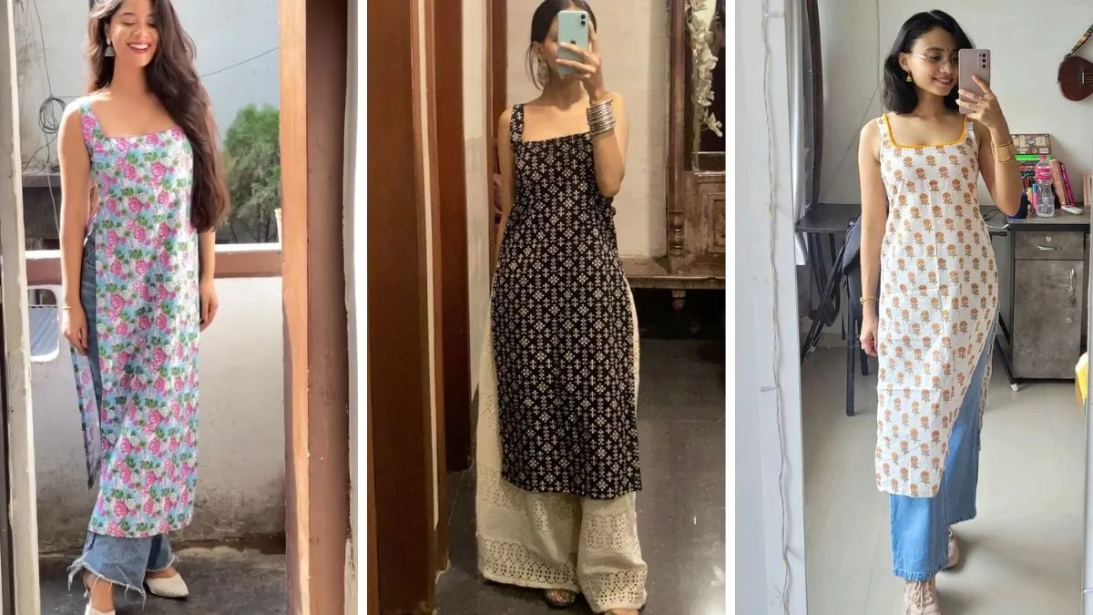 Onam kurti designs