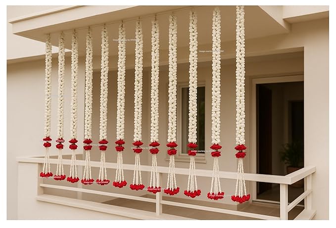 SPHINX Artificial Jasmine Buds & Clustered Rose Strings