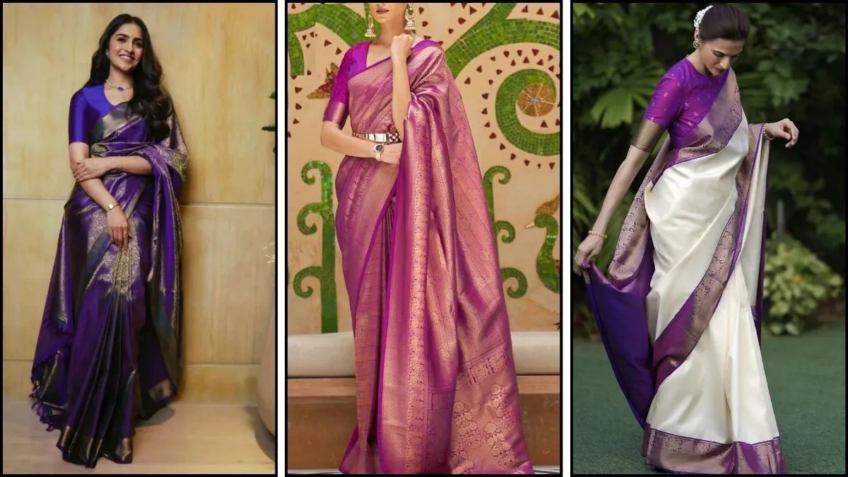 Kanjeevaram saree for Ganesh Chaturthi