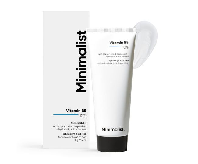 Minimalist Dehydrated Skin Moisturizer with 10% Vitamin B5 for Oily & Acne-Prone Skin