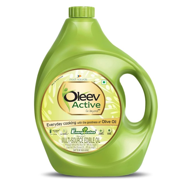Oleev Active, with Goodness of Olive Oil Can, 5L Can