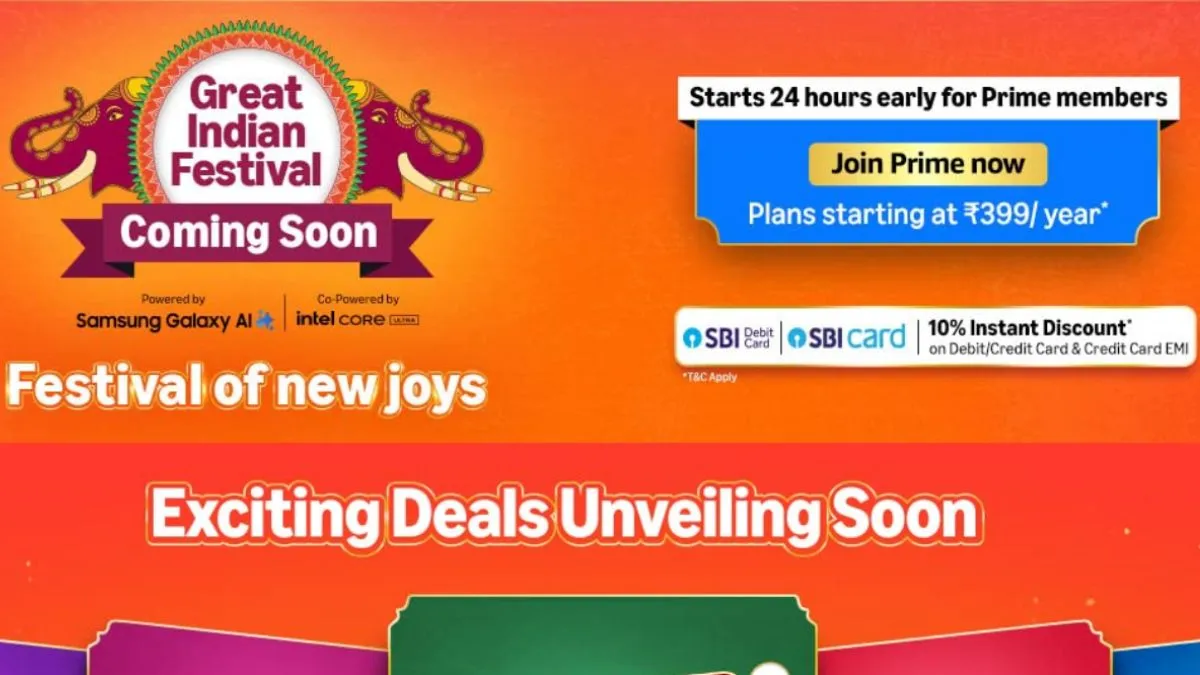 Amazon Great Indian Sale 2025: Anticipated Date, Deals & Discounts on Laptops, Smartwatches, Tablets, and More