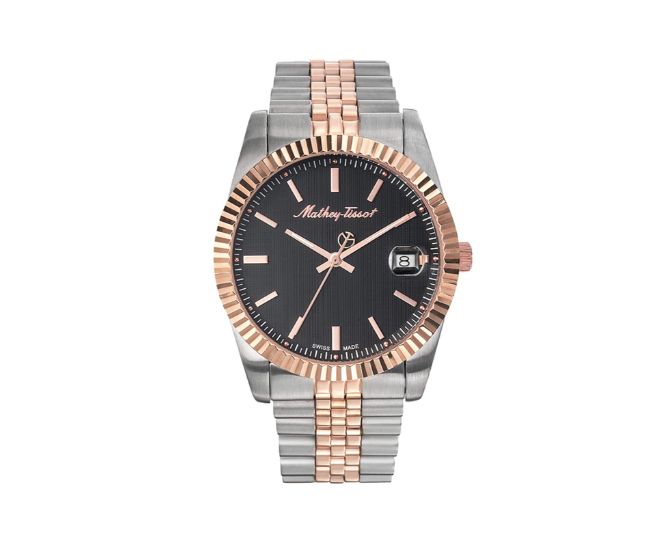 Mathey-Tissot Analog Black Dial Men's Watch-H810RN
