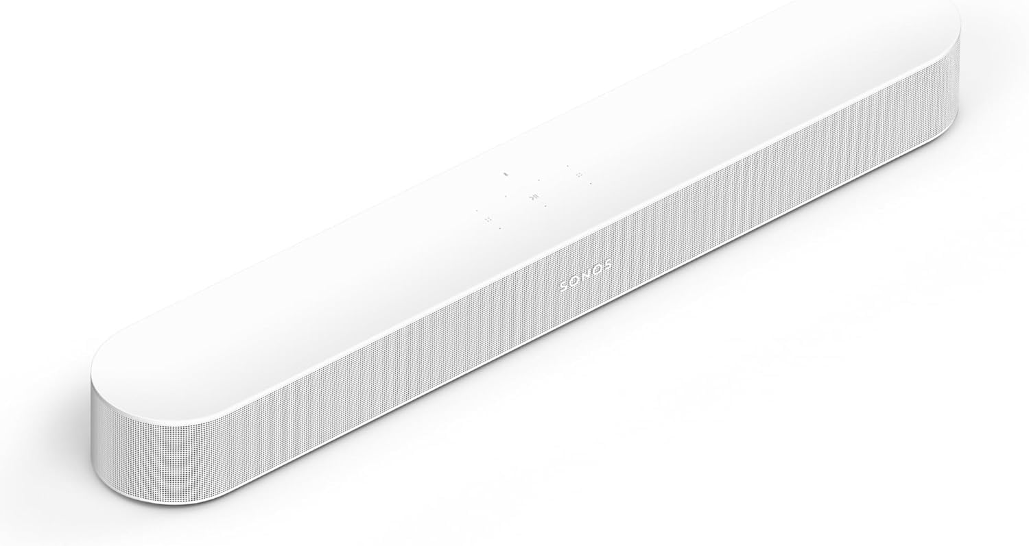 Sonos Beam (Gen 2) | Soundbar with Dolby Atmos, Amazon Alexa for TV and Music Streaming - White