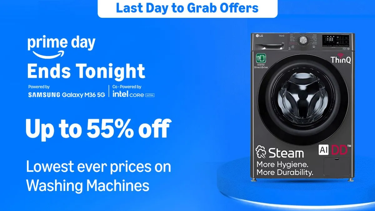 AI Washing Machine Deals On Prime Day