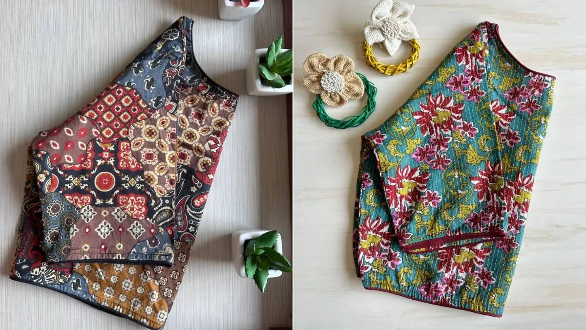 Top Boat Neck Blouse Design
