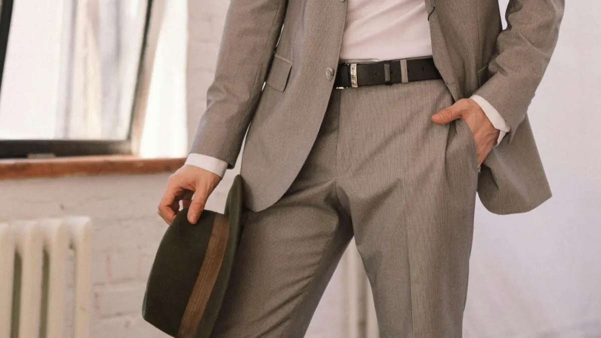 Heavy-Duty Black Leather Belts for Men