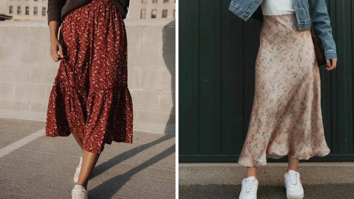 midi skirt for women