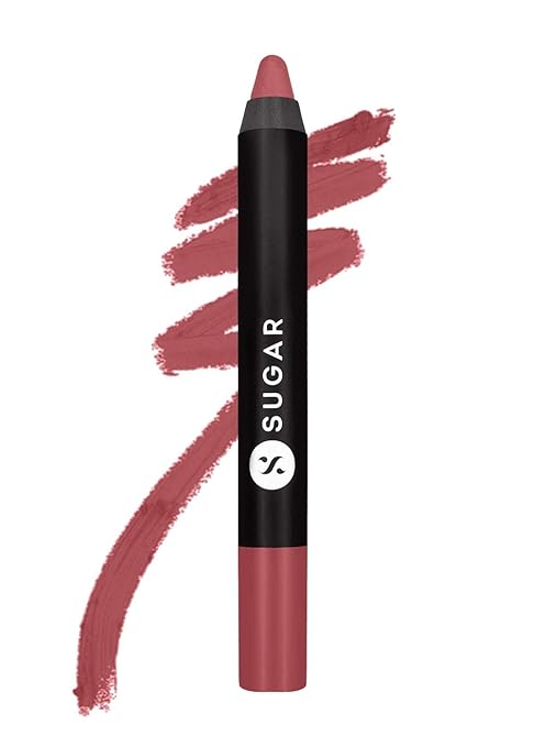 SUGAR Cosmetics Matte as Hell Crayon Lipsticks for Women