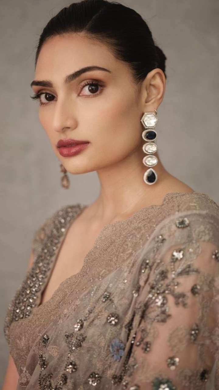 Statement Earrings By Athiya Shetty For Ethnic Outfit