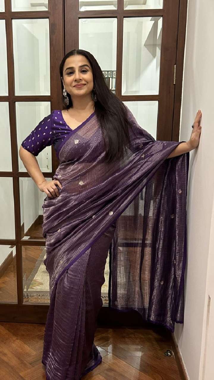 Vidhya Balan Saree Blouse Design Vidya Balan And Silk Sarees An