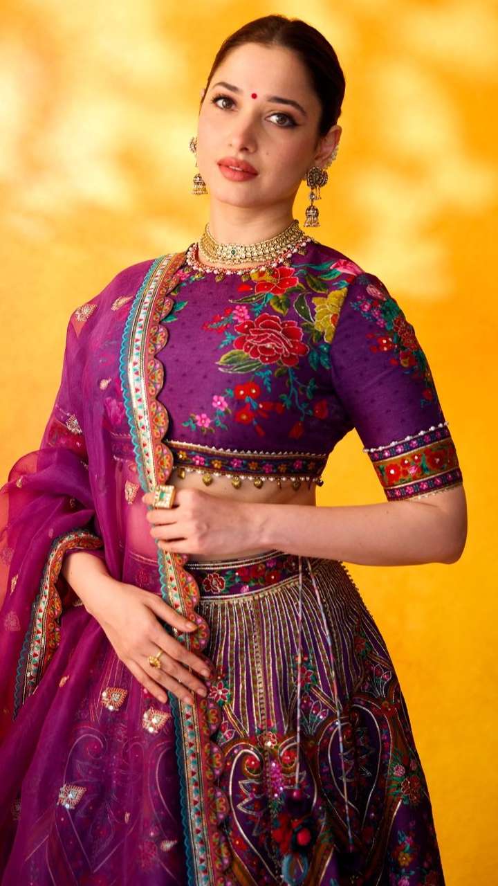 Tamannaah Bhatias Floral Lehenga A Mermaids Dream Come True Photos Inside - i5zxjdq