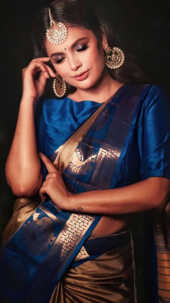 Tamil Actress Nandita Swetha Exudes Charm In Pretty Saree Looks