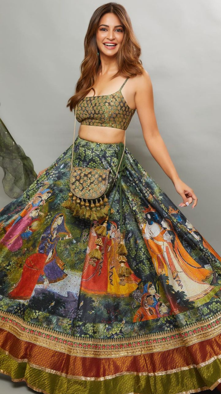 Kriti Kharbanda & Her Most Gorgeous Lehenga Outfits To Fall For