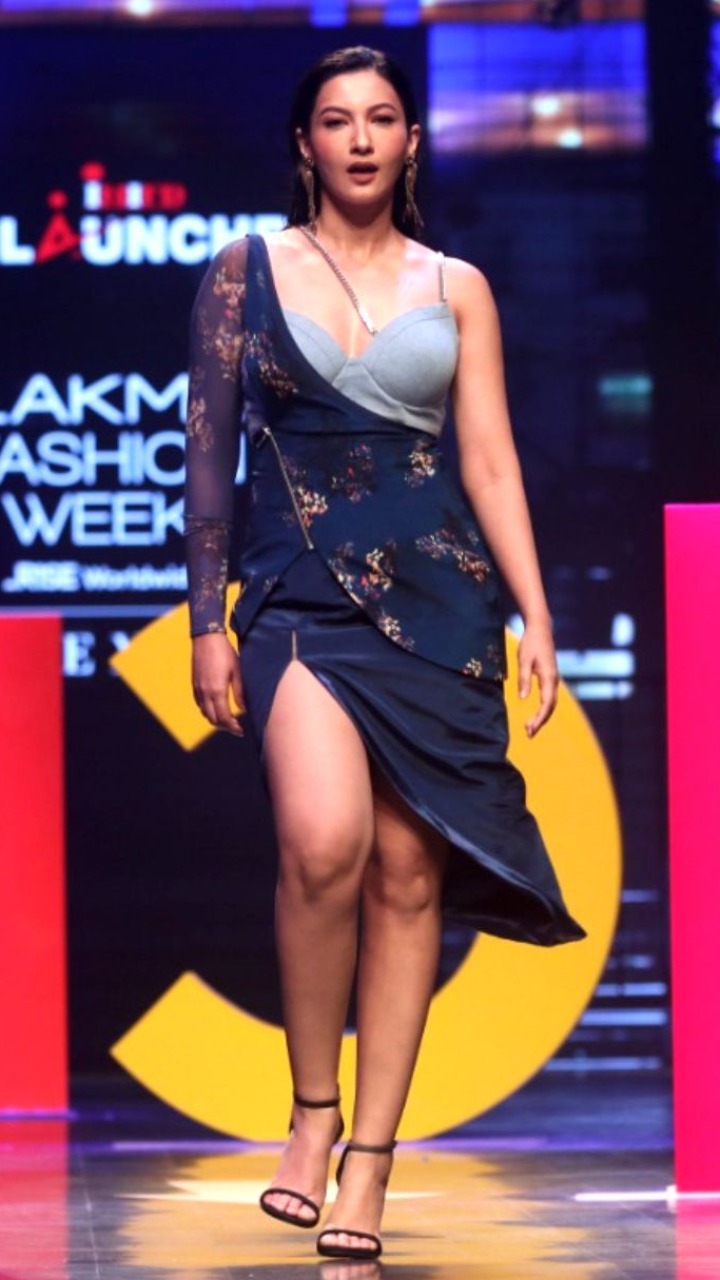 Gauahar Khan Sizzles As Showstopper At Lakme Fashion Week 2022
