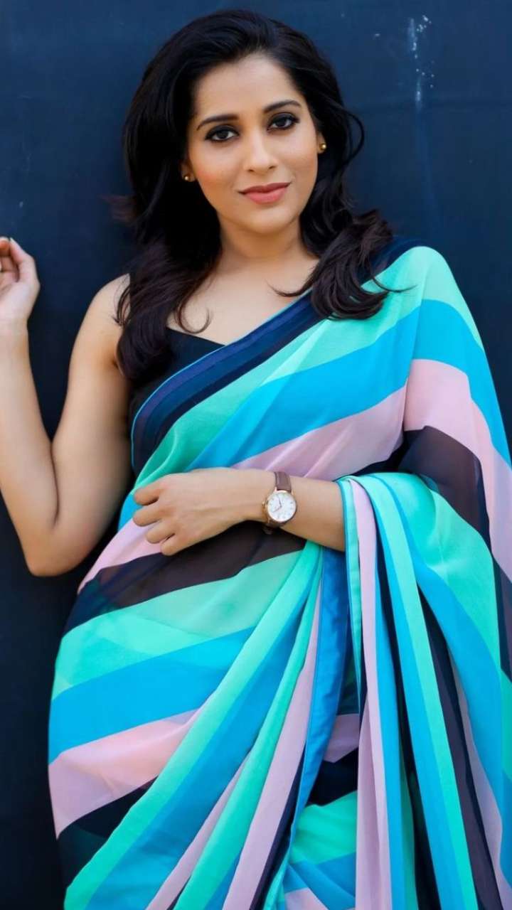 Telugu Actress Rashmi Gautam Will Steal Your Attention In Pretty Sarees