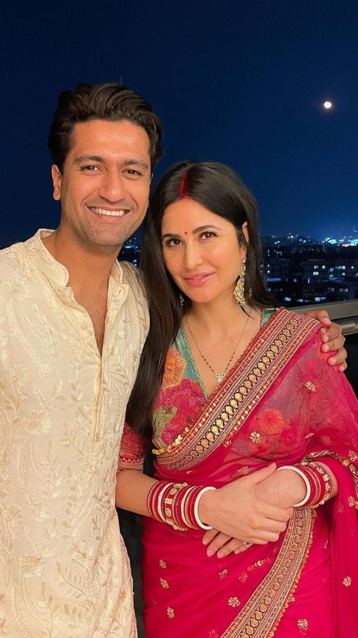 Katrina Kaif And Vicky Kaushal’s First Karwa Chauth Is All About Love And Smiles