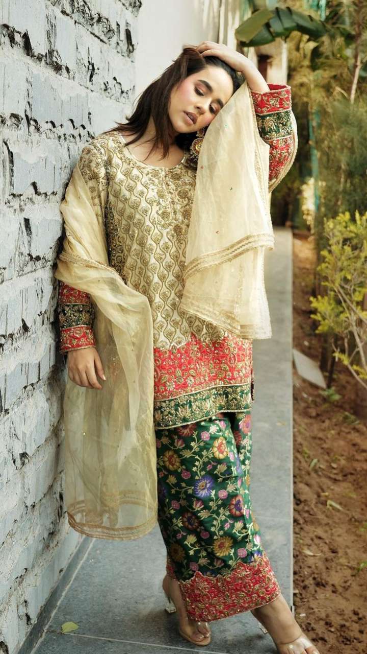 Sunanda Sharma Has A Pretty Punjabi Suit Collection