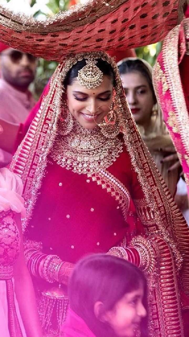 Top 5 Most Expensive Wedding Dresses Of Bollywood Celebrities |Kiara  Advani, Deepika Padukone & More - YouTube