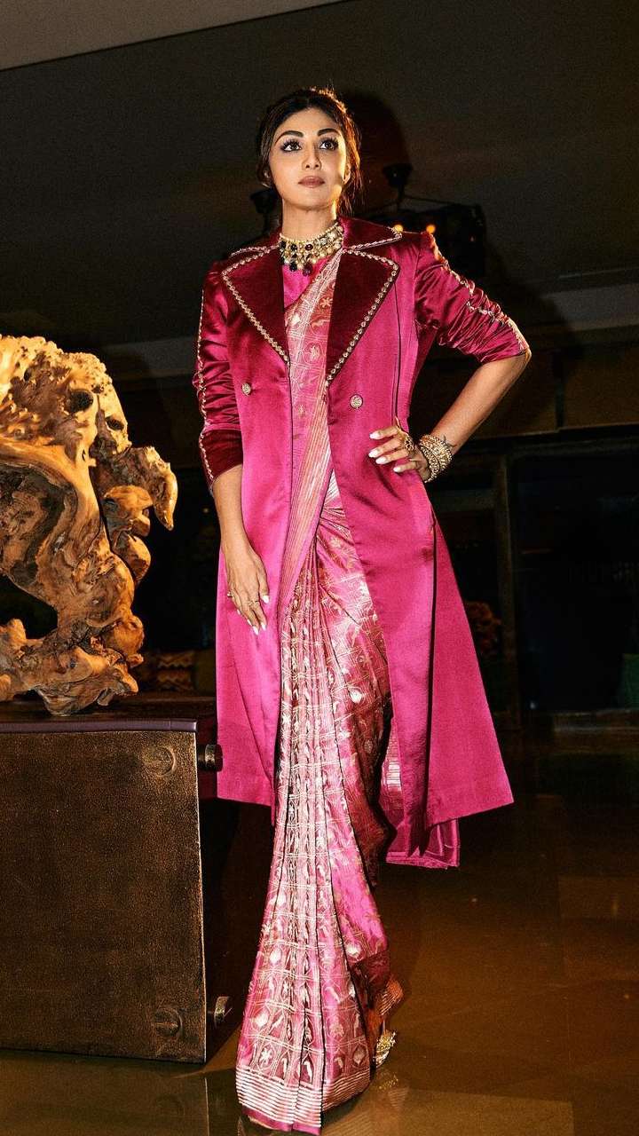 Shilpa shetty shop indo western dress