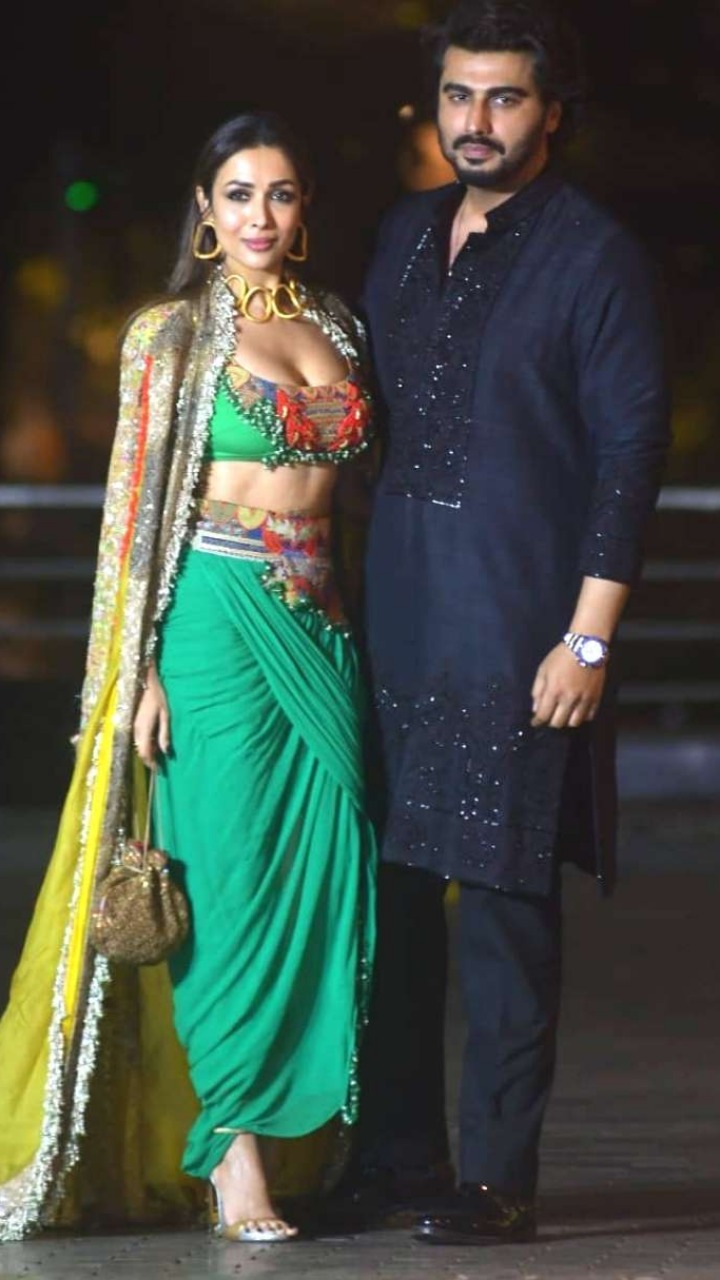 Malaika Arora & Arjun Kapoor Spotted At Sonam Kapoor’s Diwali Bash