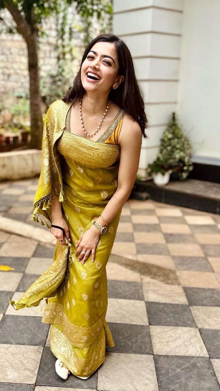Rashmika Mandanna Best Saree Looks