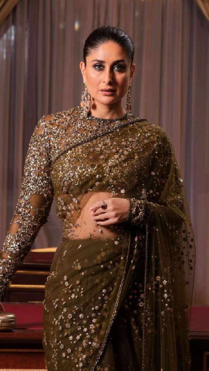 Kareena Kapoor is a vision in an ivory lehenga at Ranbir Kapoor's mehndi!