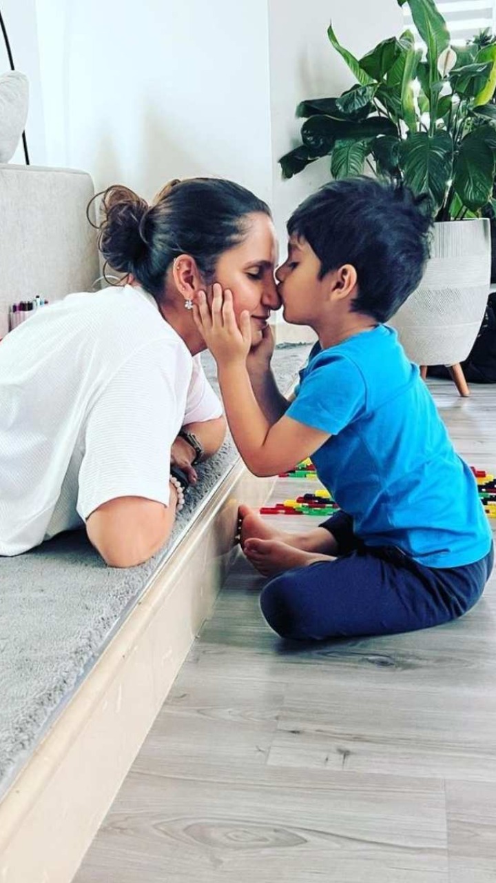 Sania Mirza & Her Son Izhaan Are Mom-Son Duo Goals