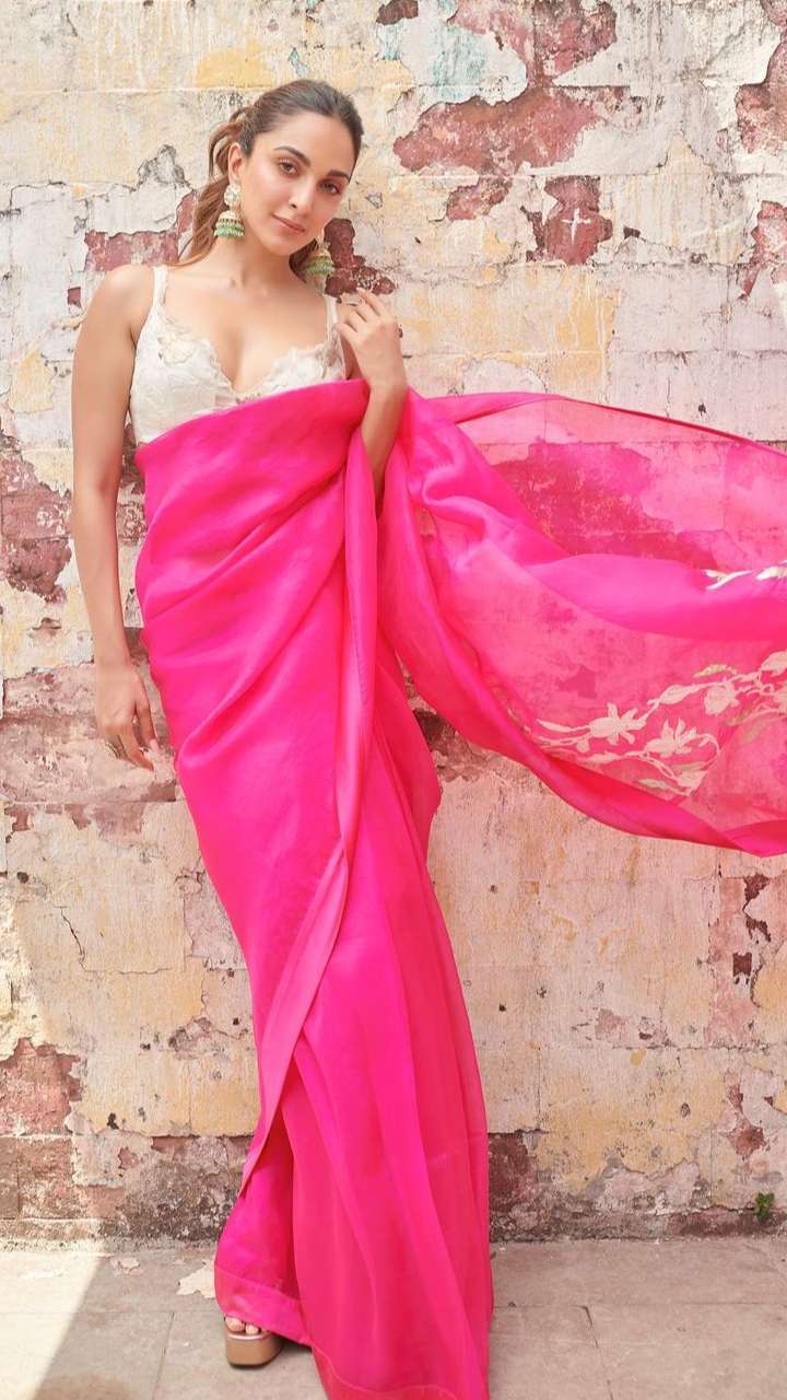 Kiara Advani Saree Look | Satyaprem Ki Katha | Trendy Saree Designs